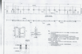 防盜電力溝蓋板塑料模具設計布置圖