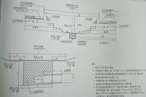 矩形排水溝蓋板模具分隔帶結(jié)構(gòu)平面設(shè)計圖