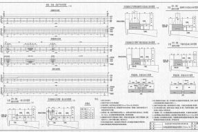 聲屏障鋼模具立面布置設(shè)計(jì)圖